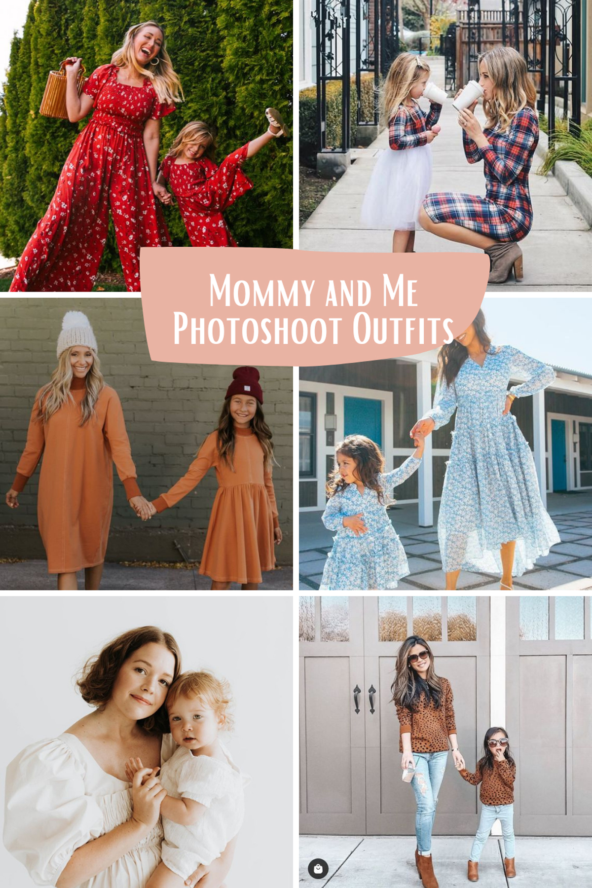 Mommy and Me Photoshoot Outfits