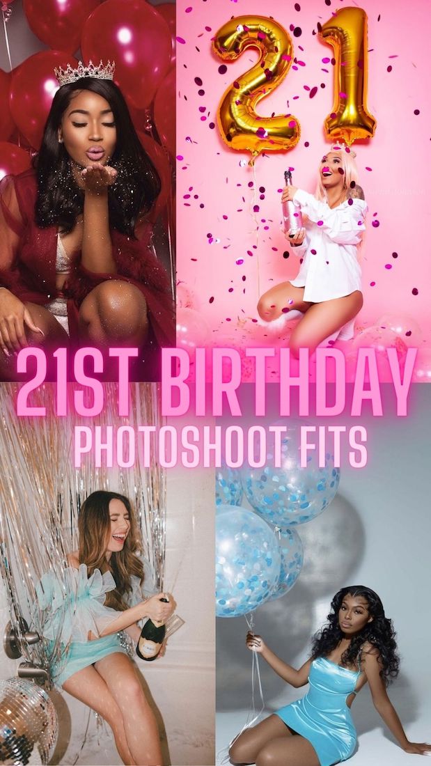21st Birthday Photoshoot outfits