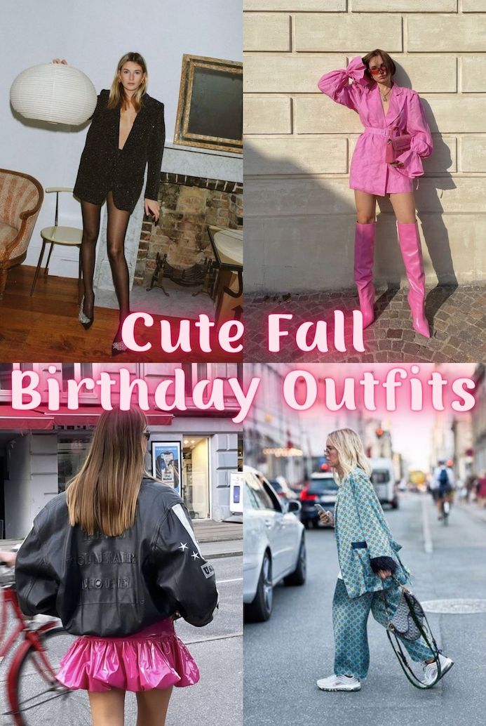 Four cute fall birthday outdid ideas
