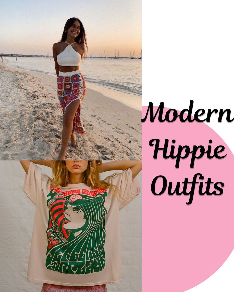 Modern hippie outfits