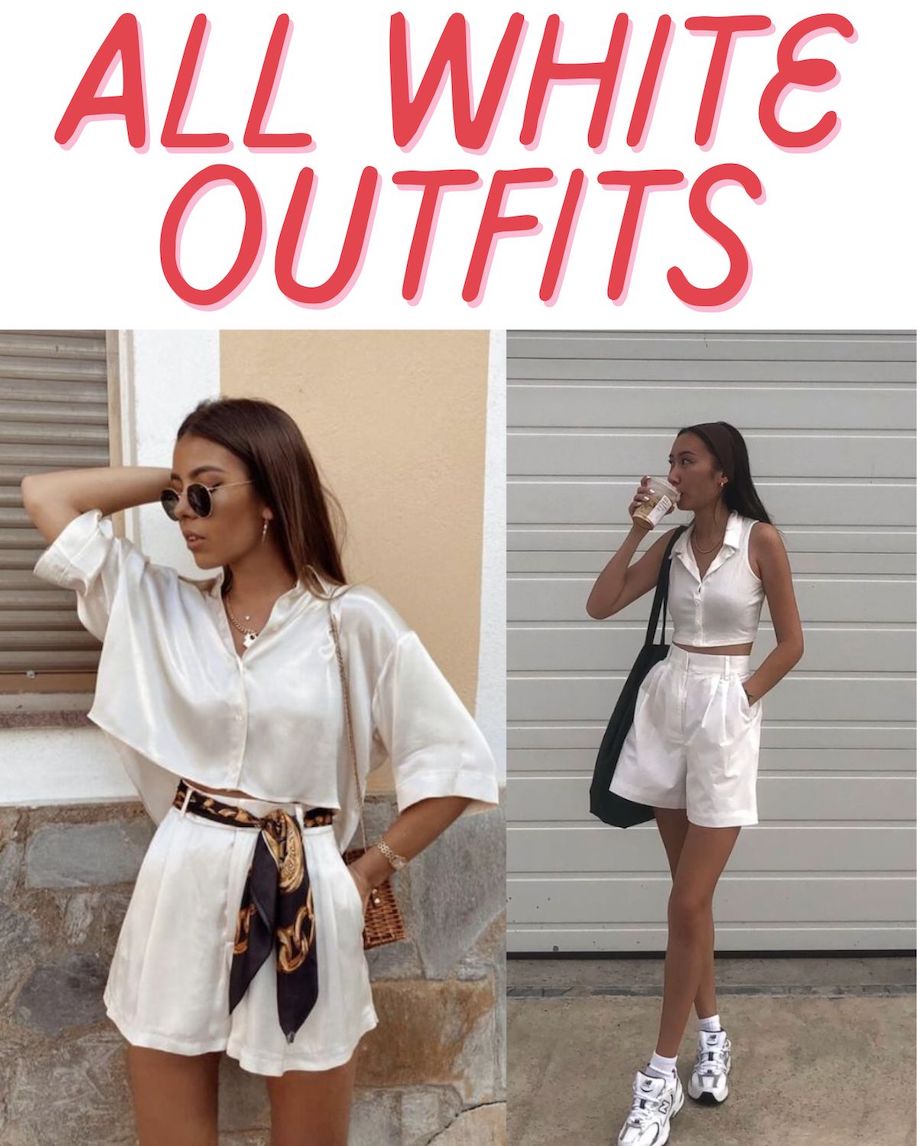 All white outfits for wearing after summer