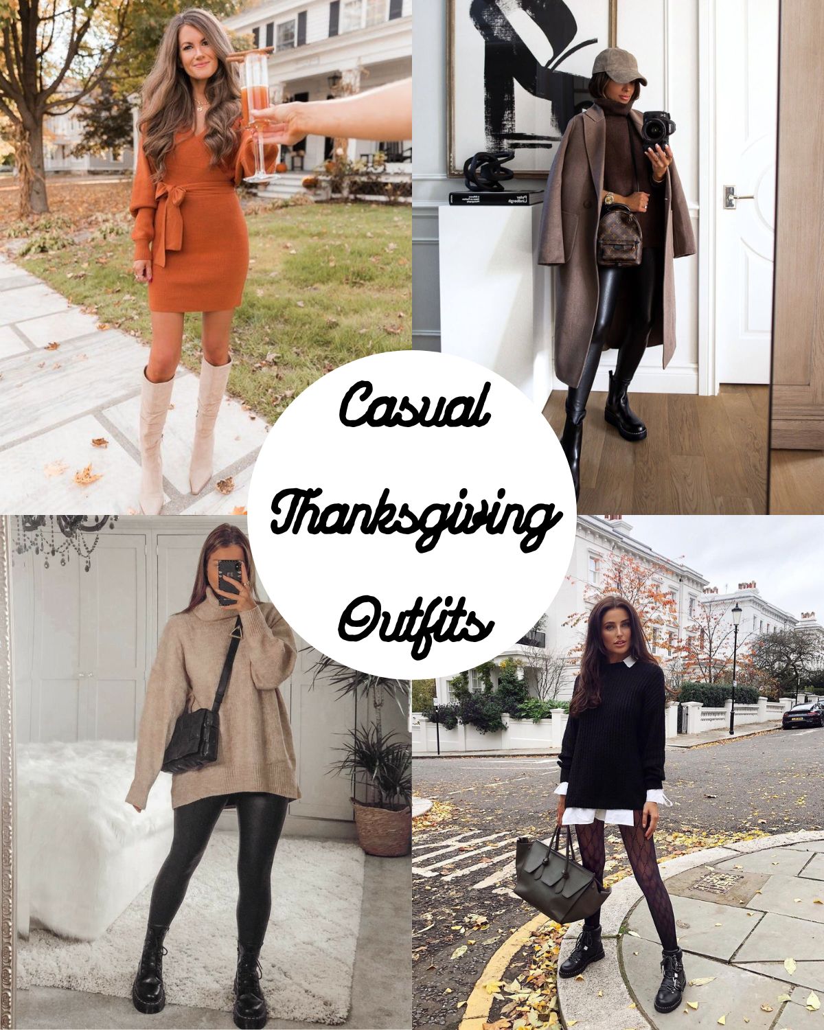 Four fall outfits