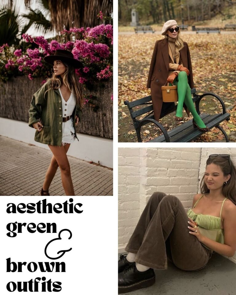 21 Cool Green And Brown Outfit Ideas - ljanestyle