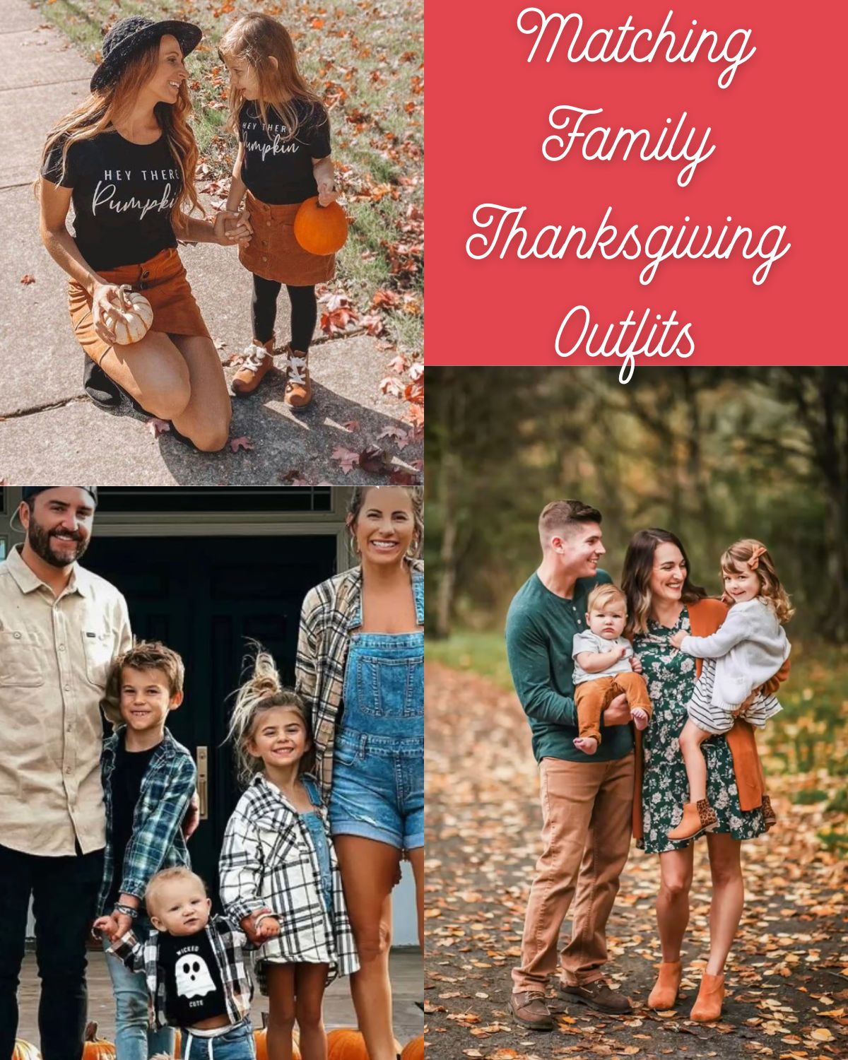 Family outfits for thanksgiving 