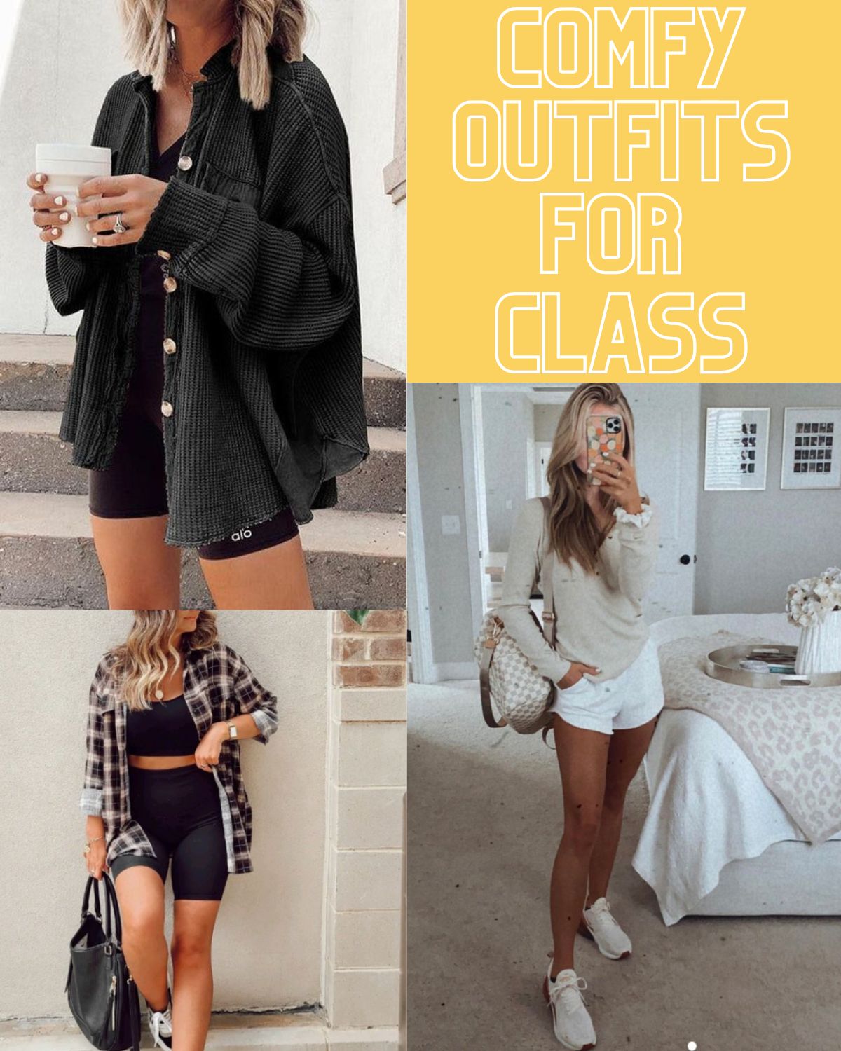 Layered comfortable athleisure outfits 
