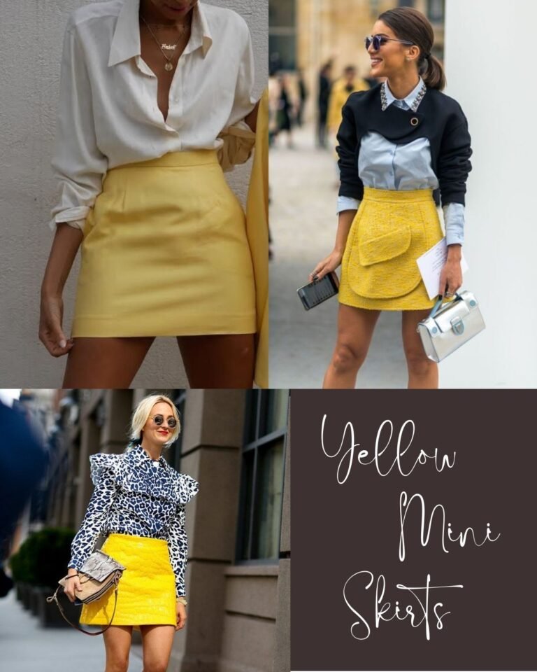 33 Stunning Yellow Skirt Outfit Ideas ljanestyle