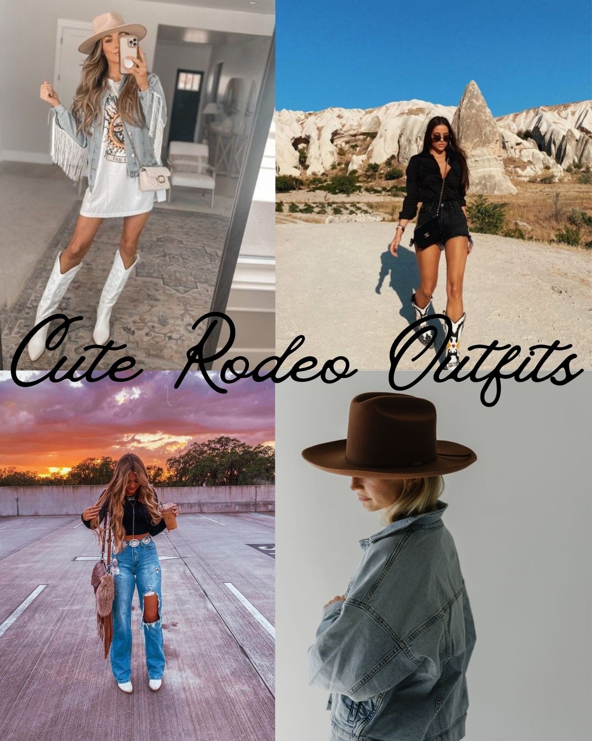 Four rodeo outfits 