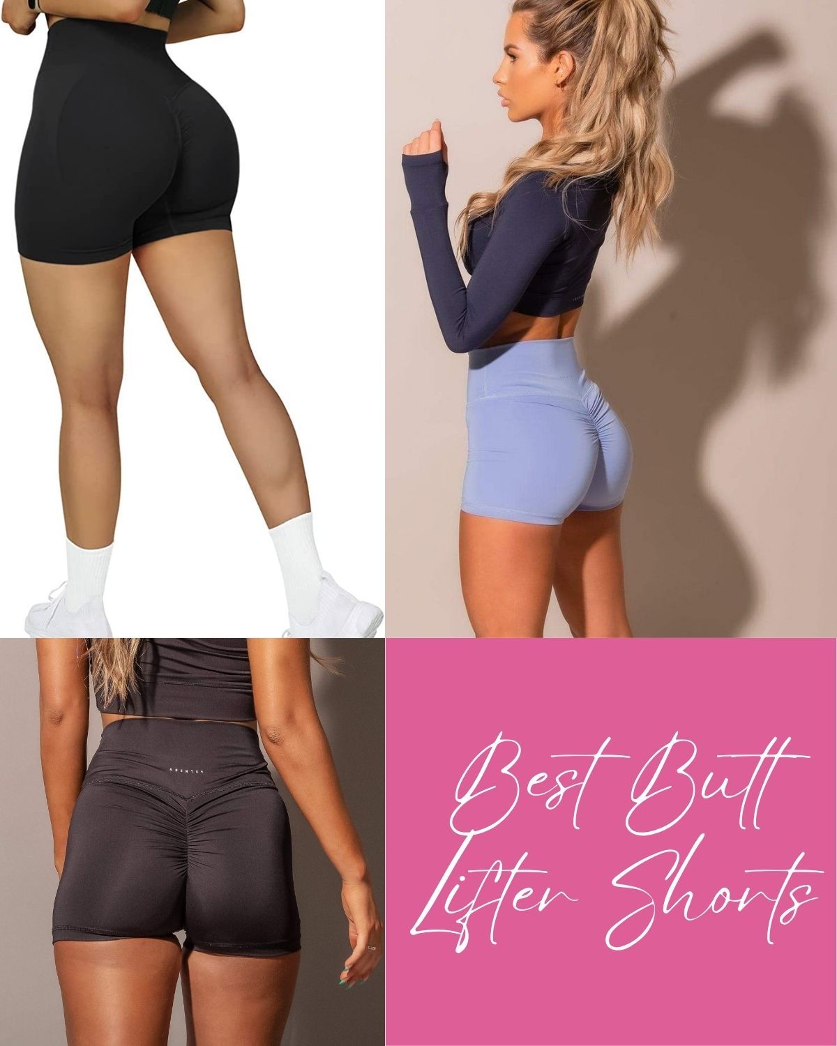 Three great butt lifter shorts 