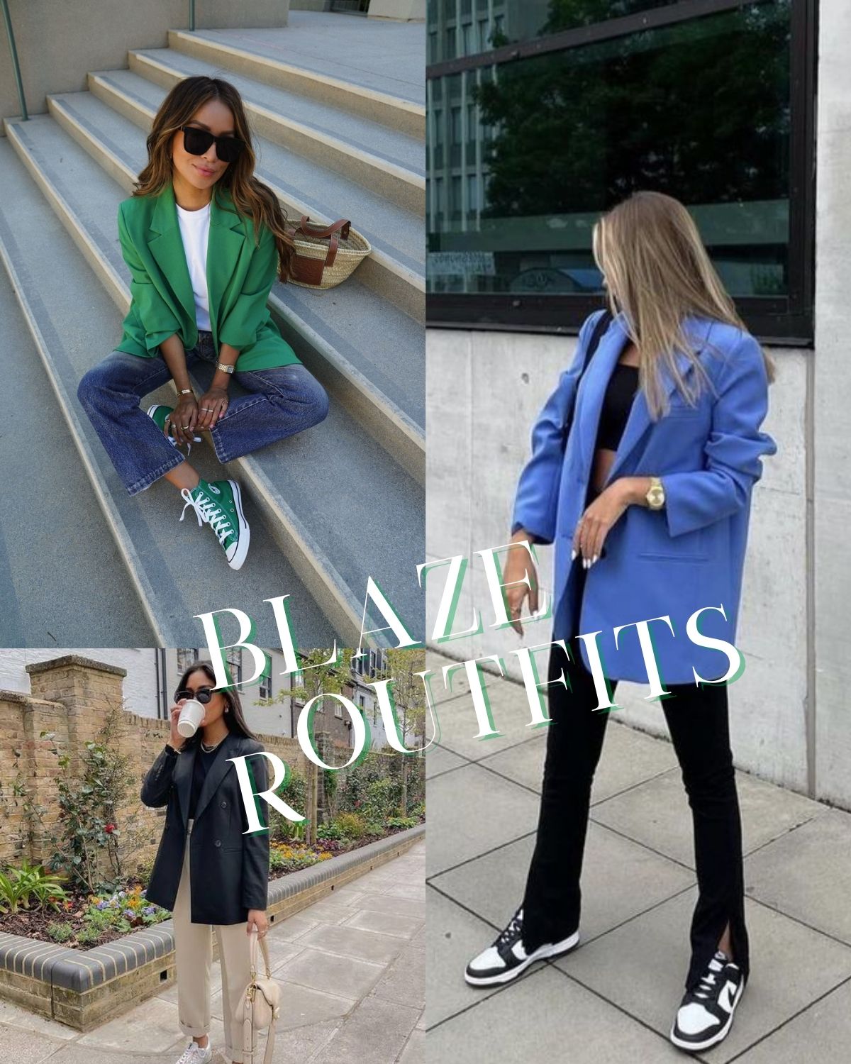 Three cool blazer outfits