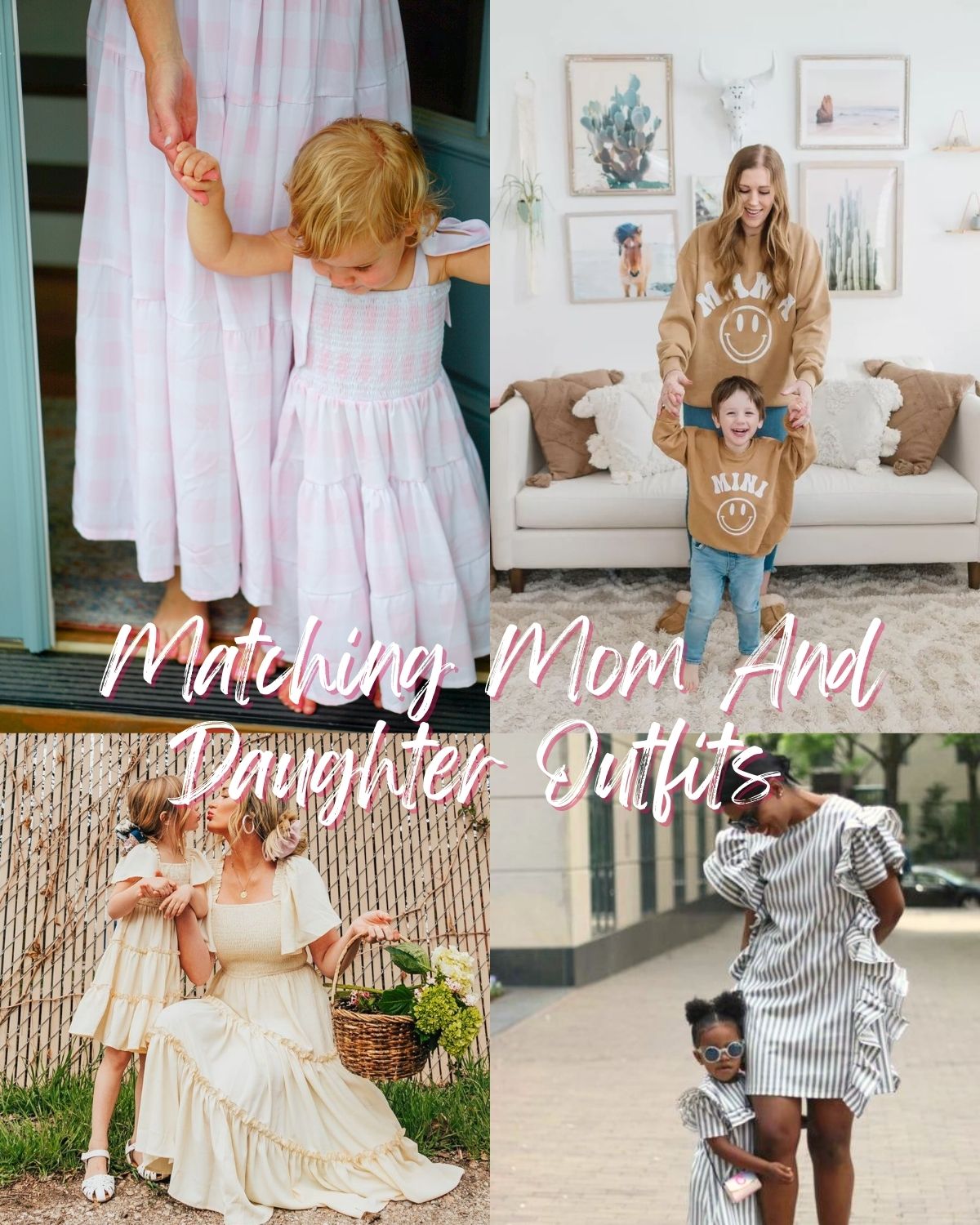 Four precious mom and daughter photos