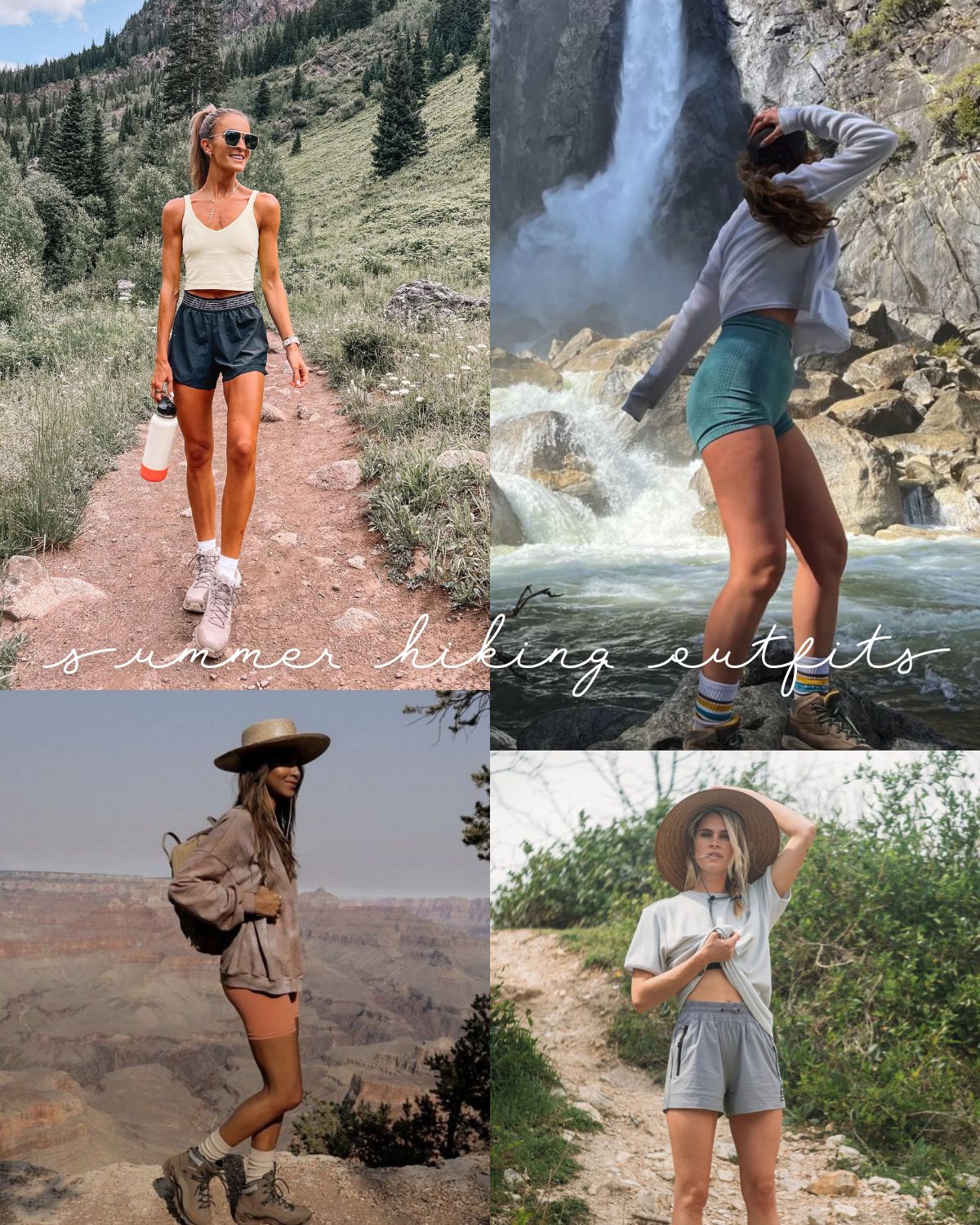 Four warm weather hiking outfit ideas 
