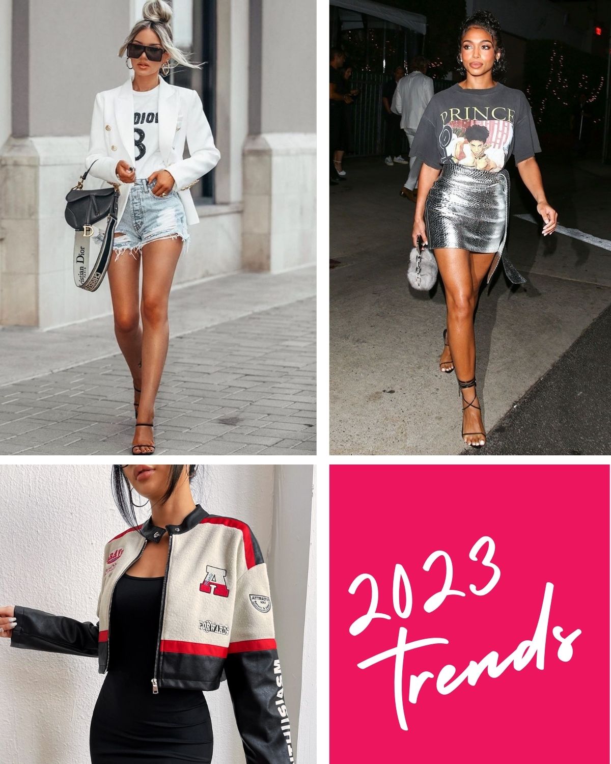 Three trendy outfits for 2023