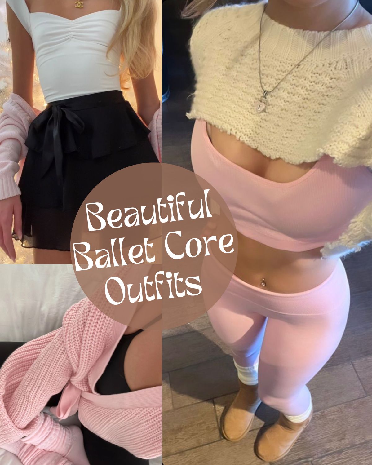 Three pink comfy outfits 