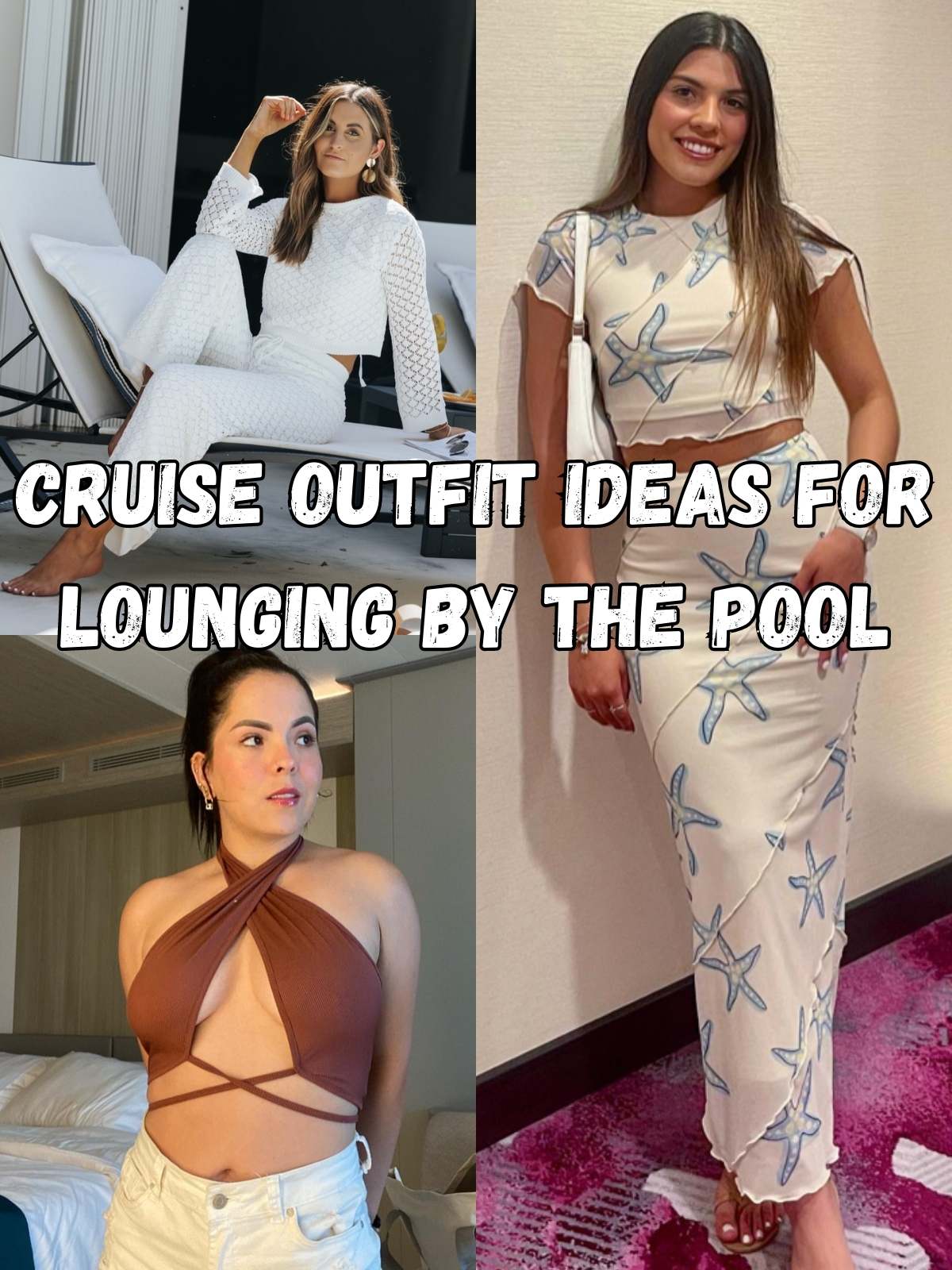 3 different cruise lounging styles you'll love