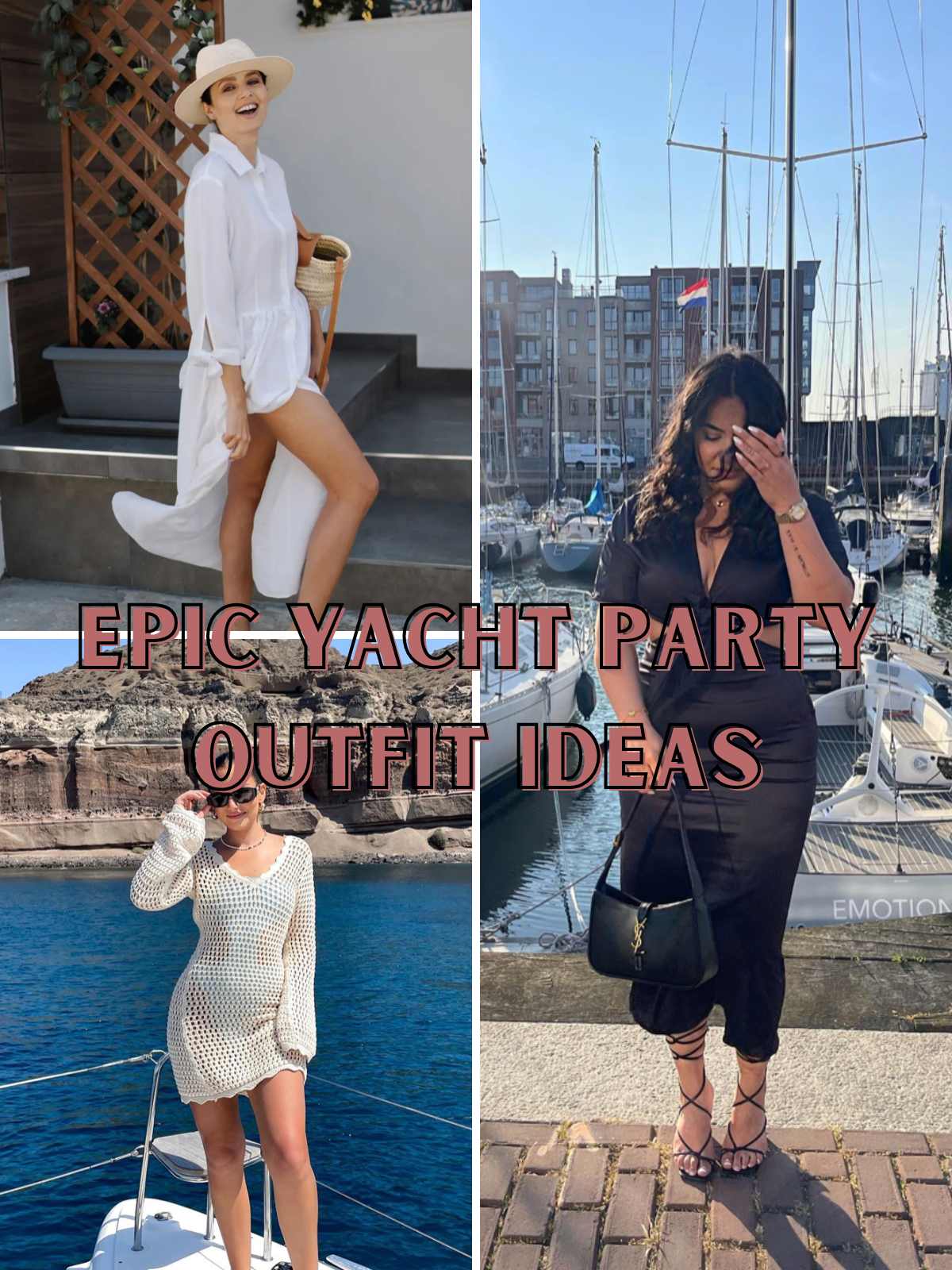 3 different yacht party ideas