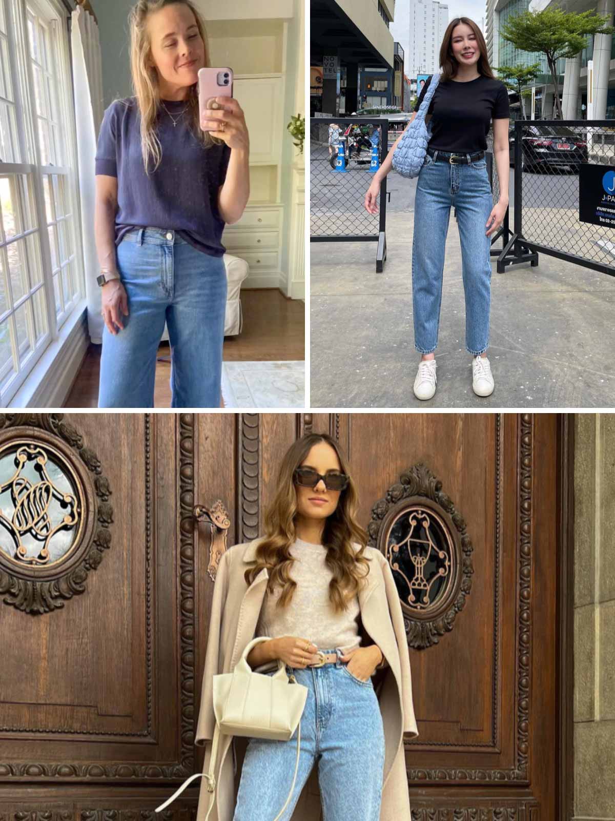 Classic mom jeans styles for inspiration