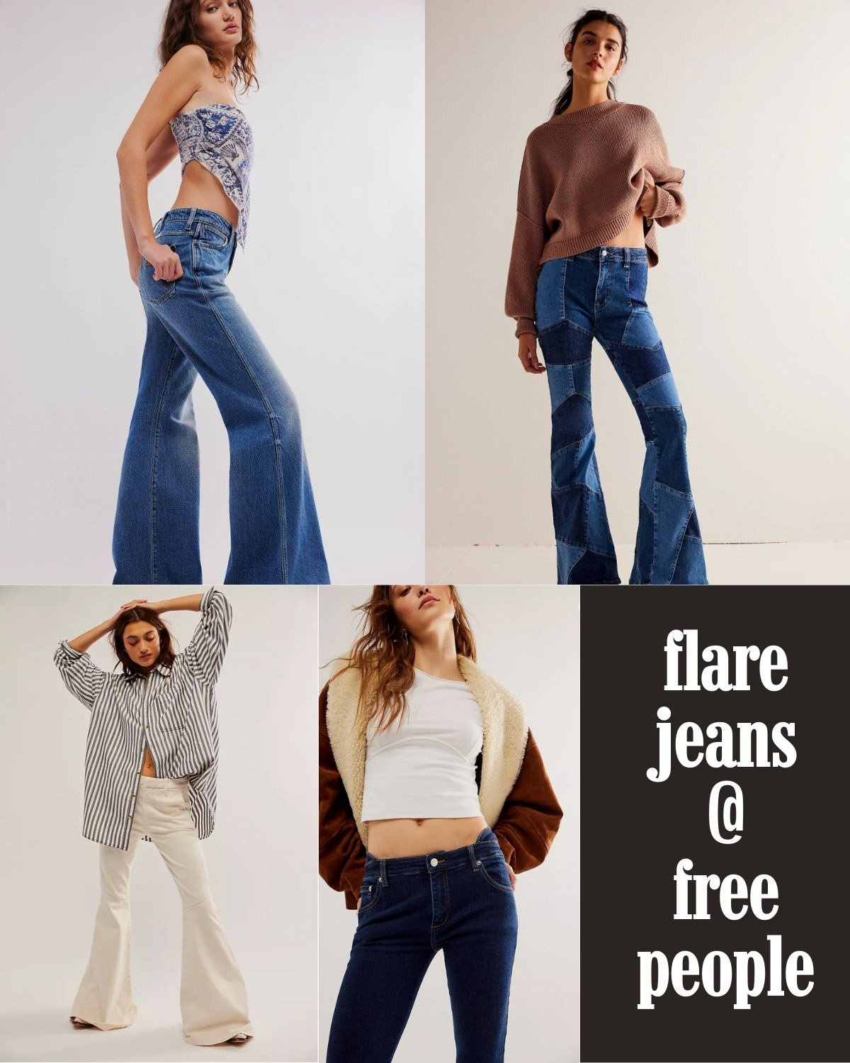 Flare jeans at Free People