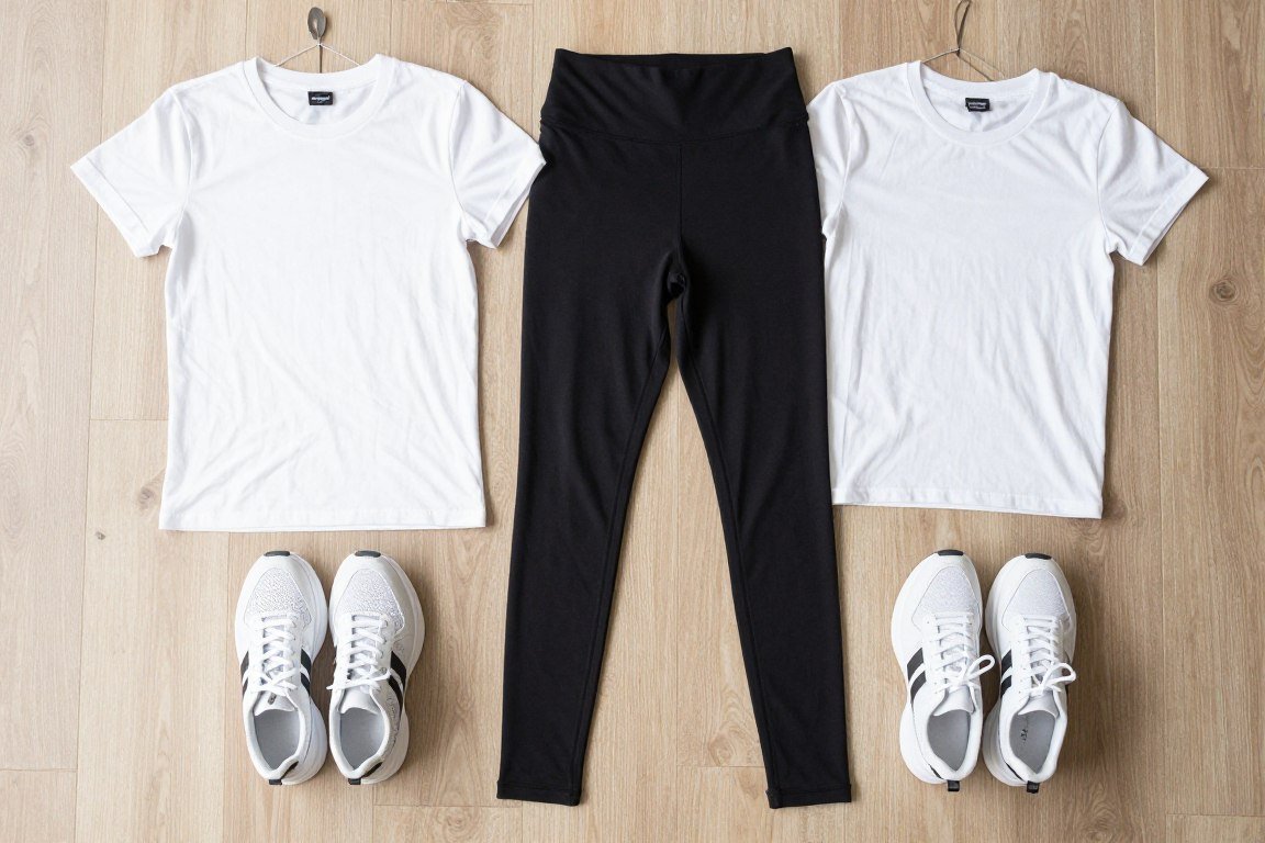 Mix of high and low sporty pieces styled together