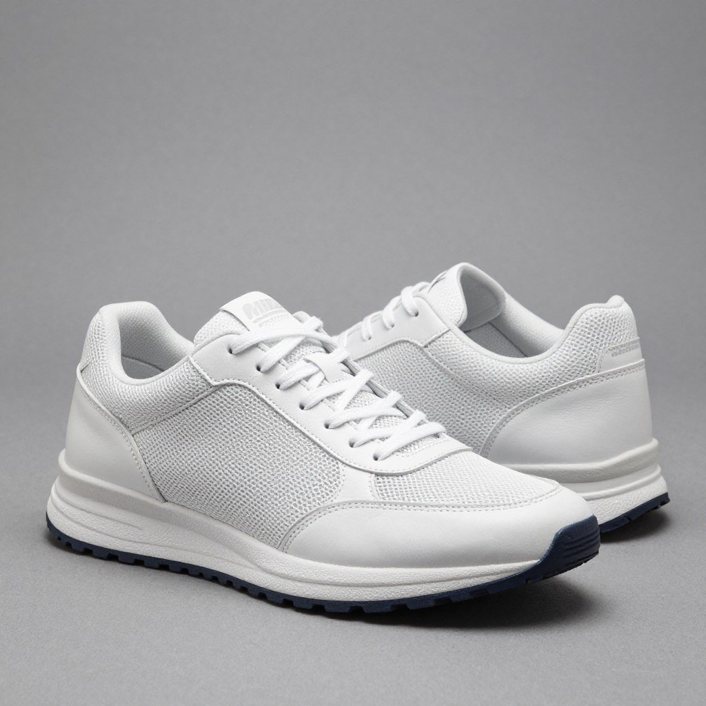 White walking sneakers for plus size travel comfort