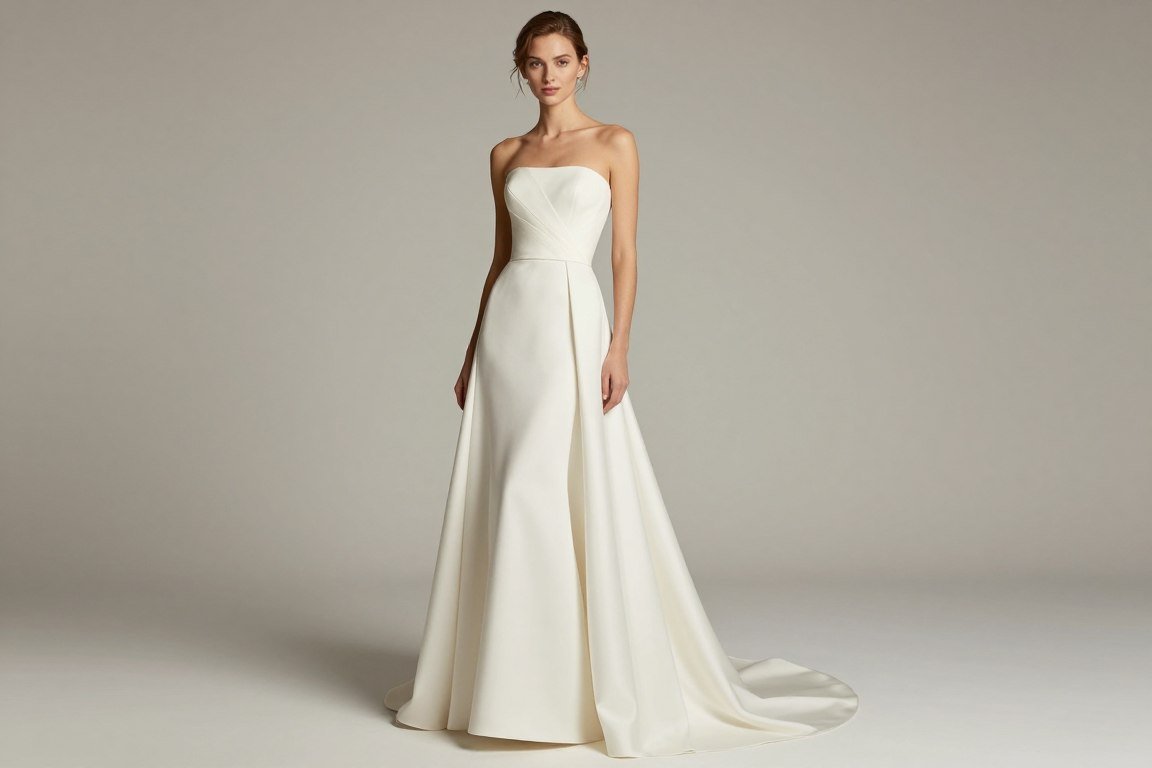 empire waist mother of the bride gown flattering for pear-shaped figures