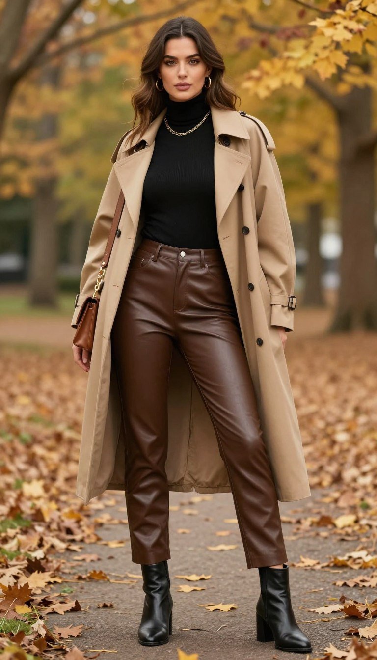 fall layered baddie outfit