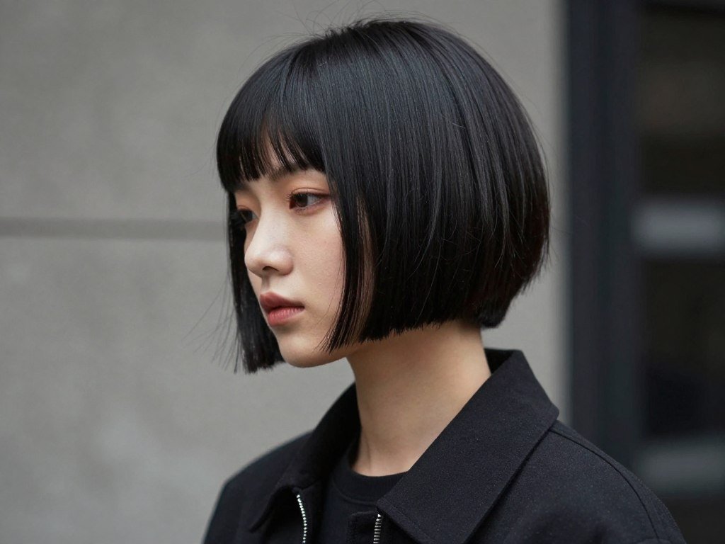 Asymmetrical bob haircut Fall 2026