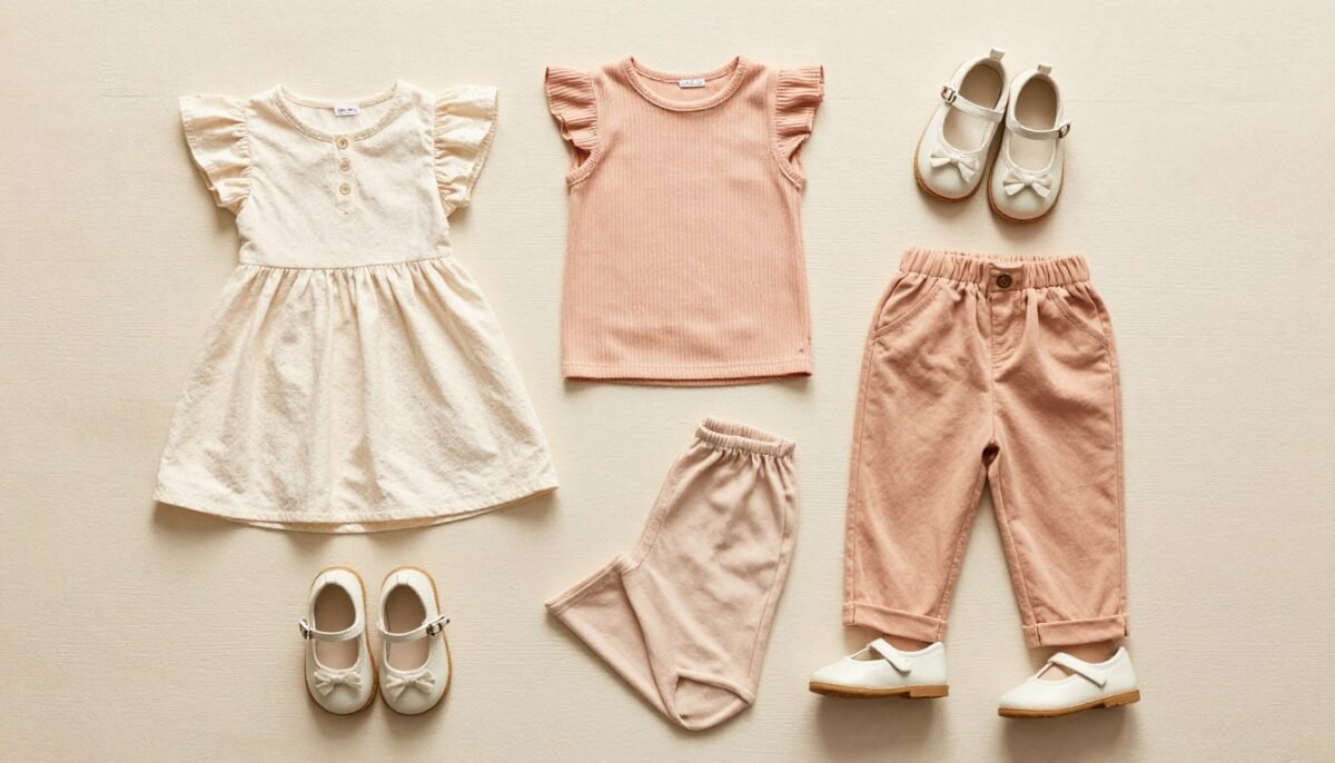 Baby mary jane shoes styled with various outfits