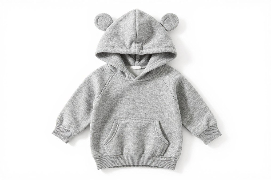 Baby pullover with hood knitting pattern