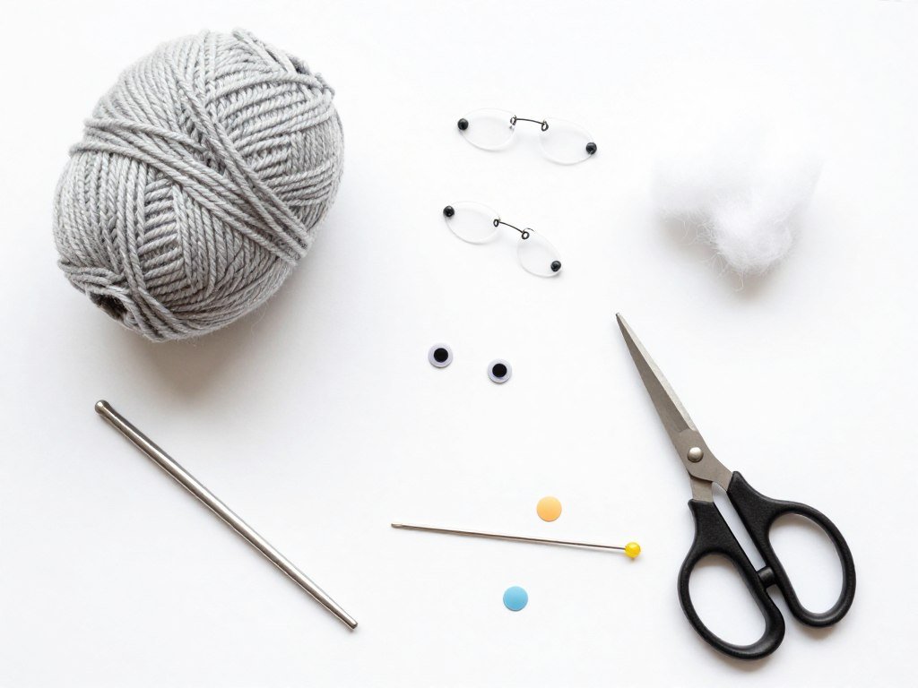 Beginner crochet squirrel pattern materials and supplies needed