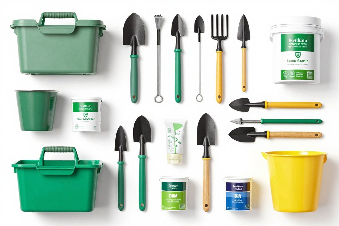 Beginner-friendly garden tools and essential supplies for DIY projects