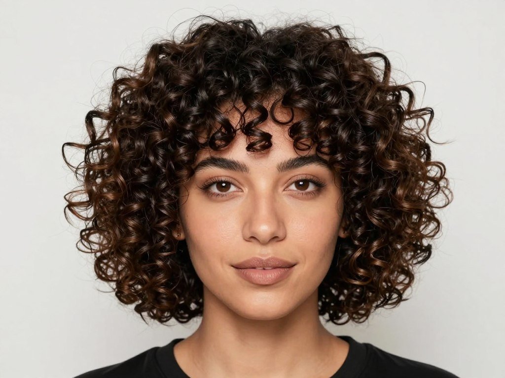 Blunt cut curly hair Fall 2026
