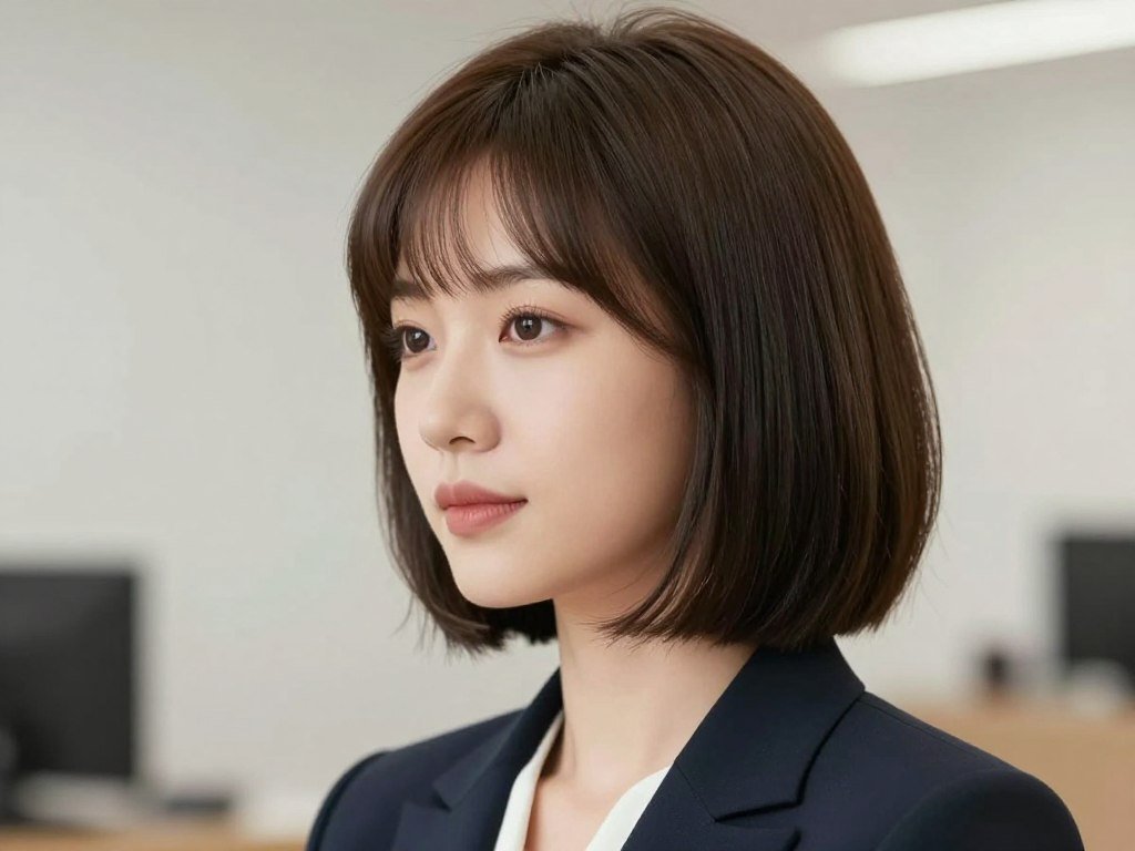 Classic chin-length bob Fall 2026