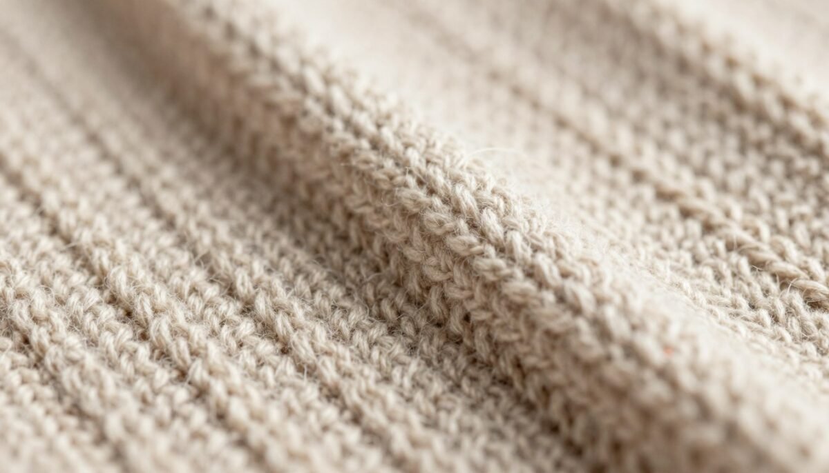 Close-up detail of Yngrid Cardigan texture pattern showing intricate stitch work and yarn definition