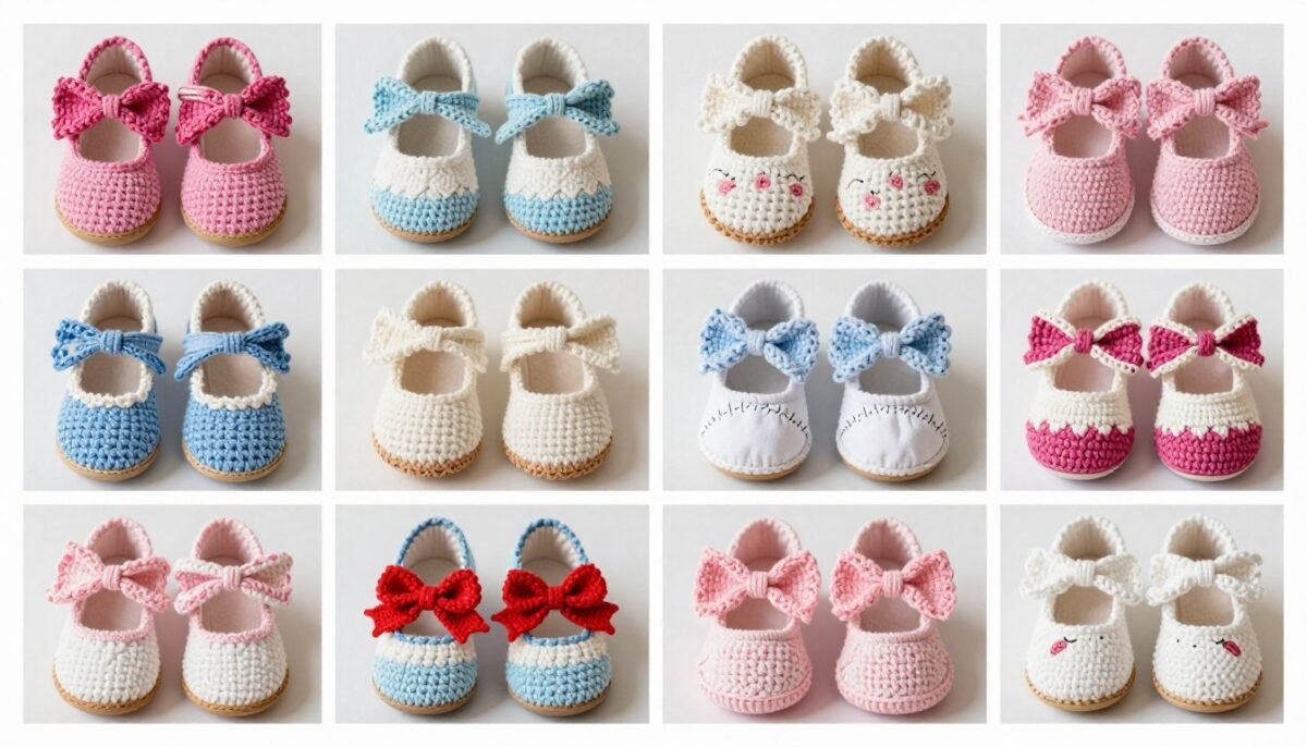 Collection of popular free baby mary jane patterns
