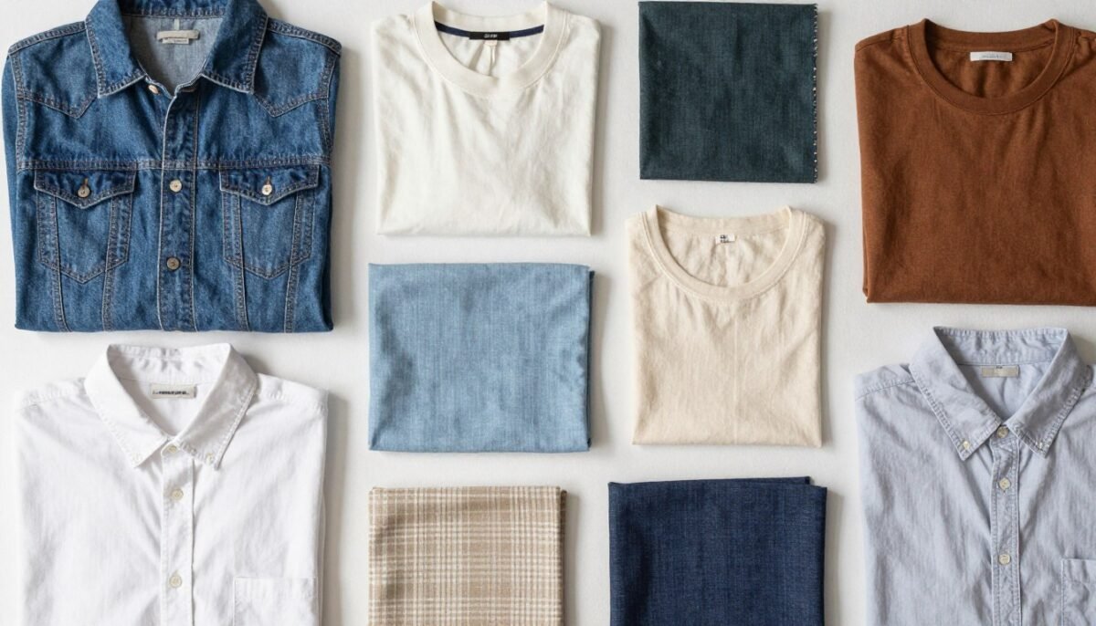 Collection of quality fabric and clothing pieces for upcycling