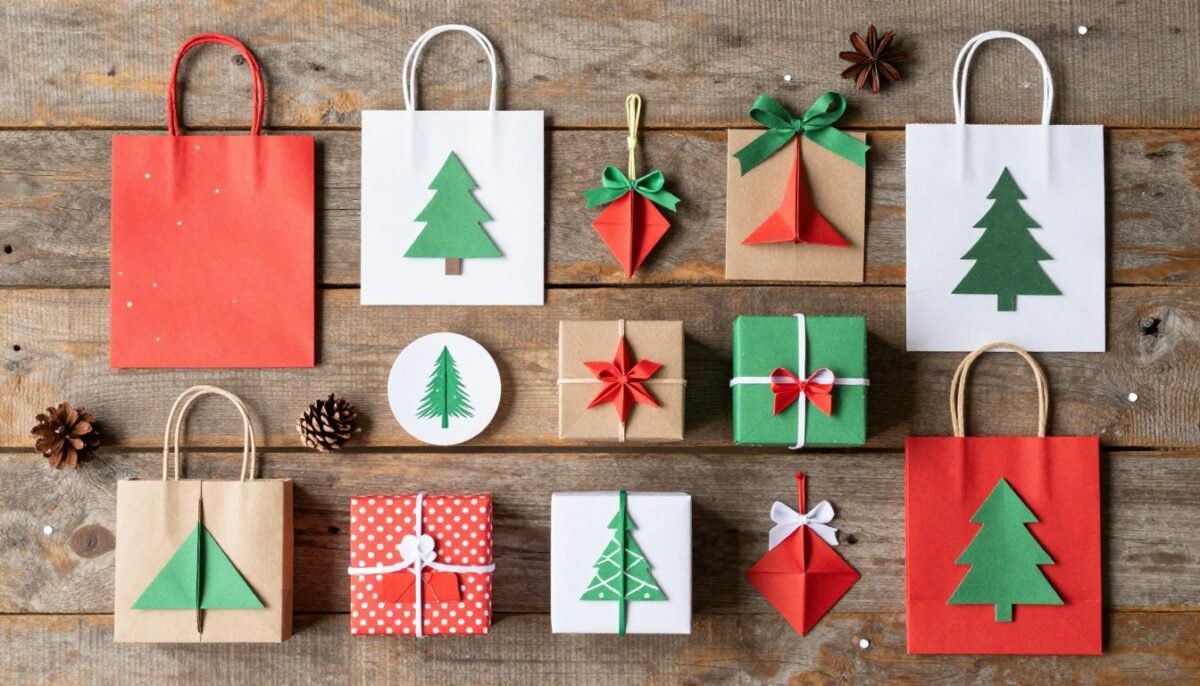 Collection of seasonal origami projects including holiday decorations and gift items