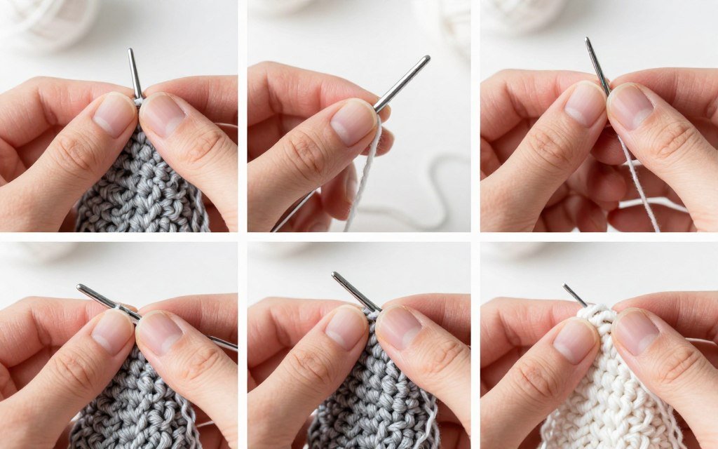 Color change technique for realistic crochet squirrel fur patterns
