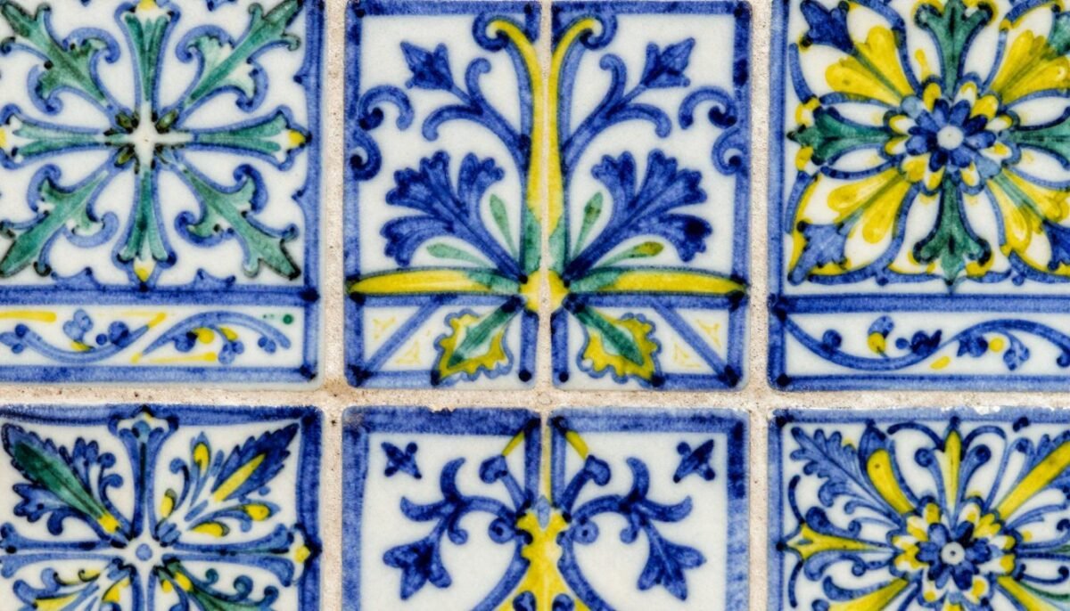 Colorful Talavera tile backsplash in Mexican kitchen decor