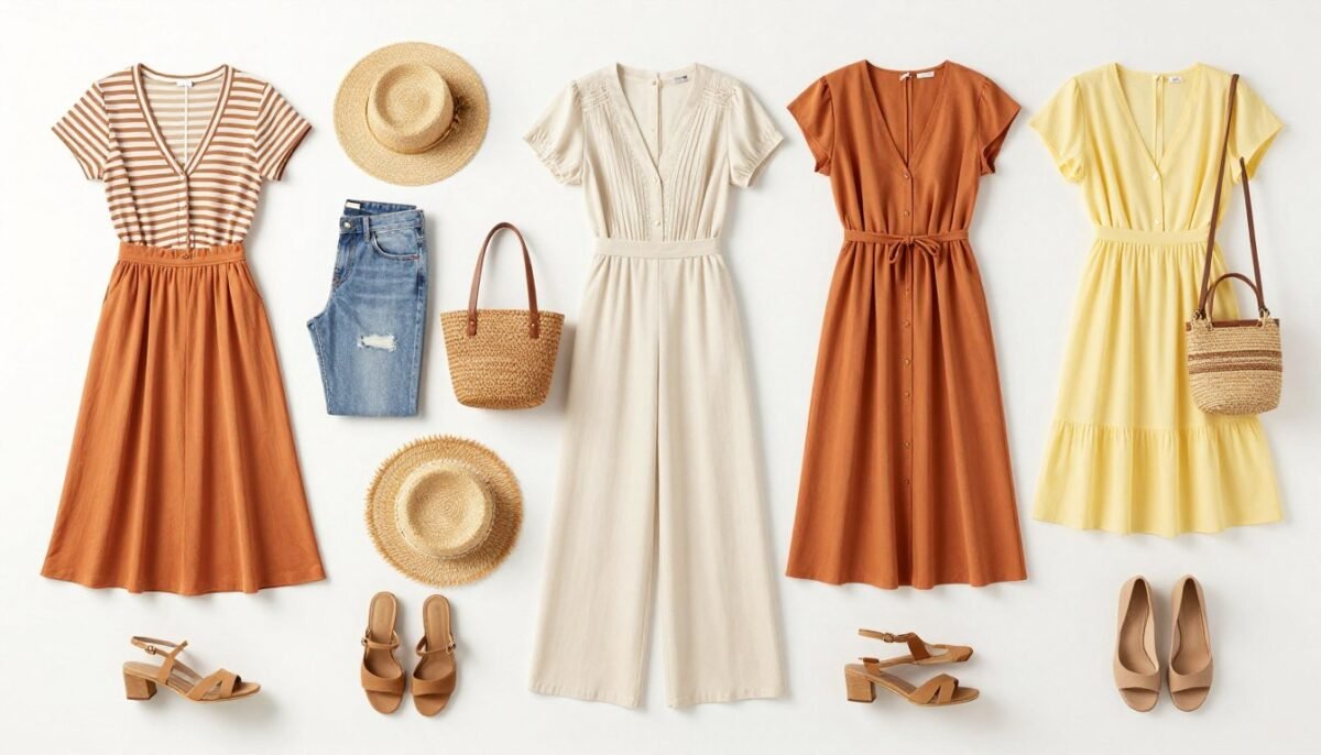 Complete Italian summer fashion wardrobe collection