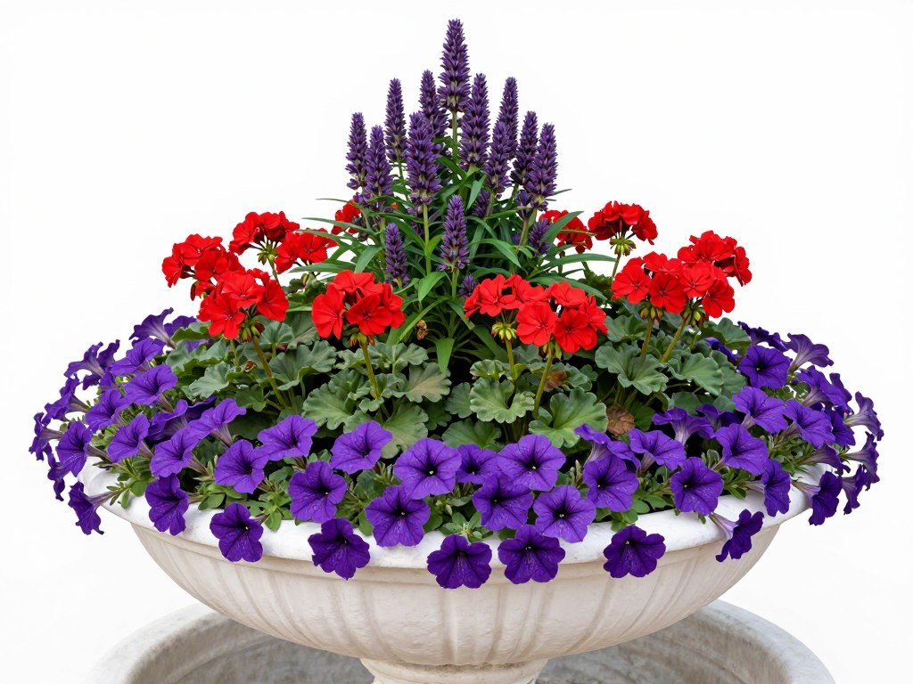 Container showing thriller-filler-spiller design