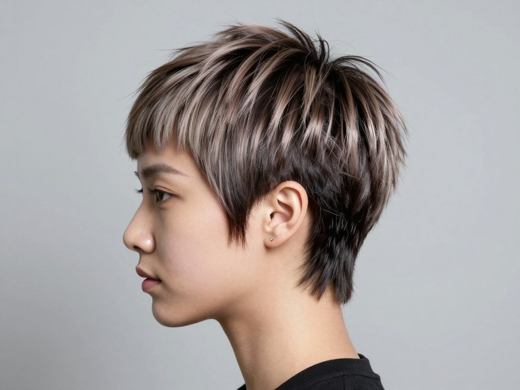 Customized unique pixie haircut