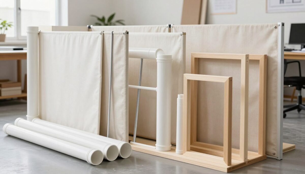 DIY cubicle privacy solutions and materials