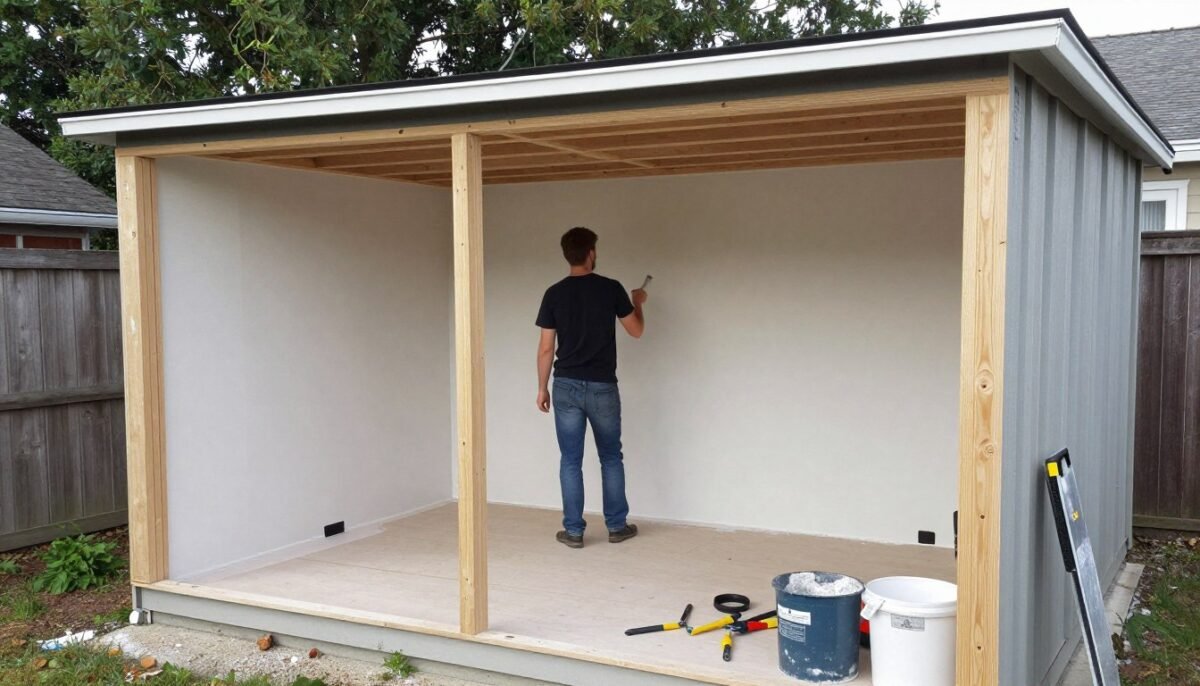 DIY shed house project