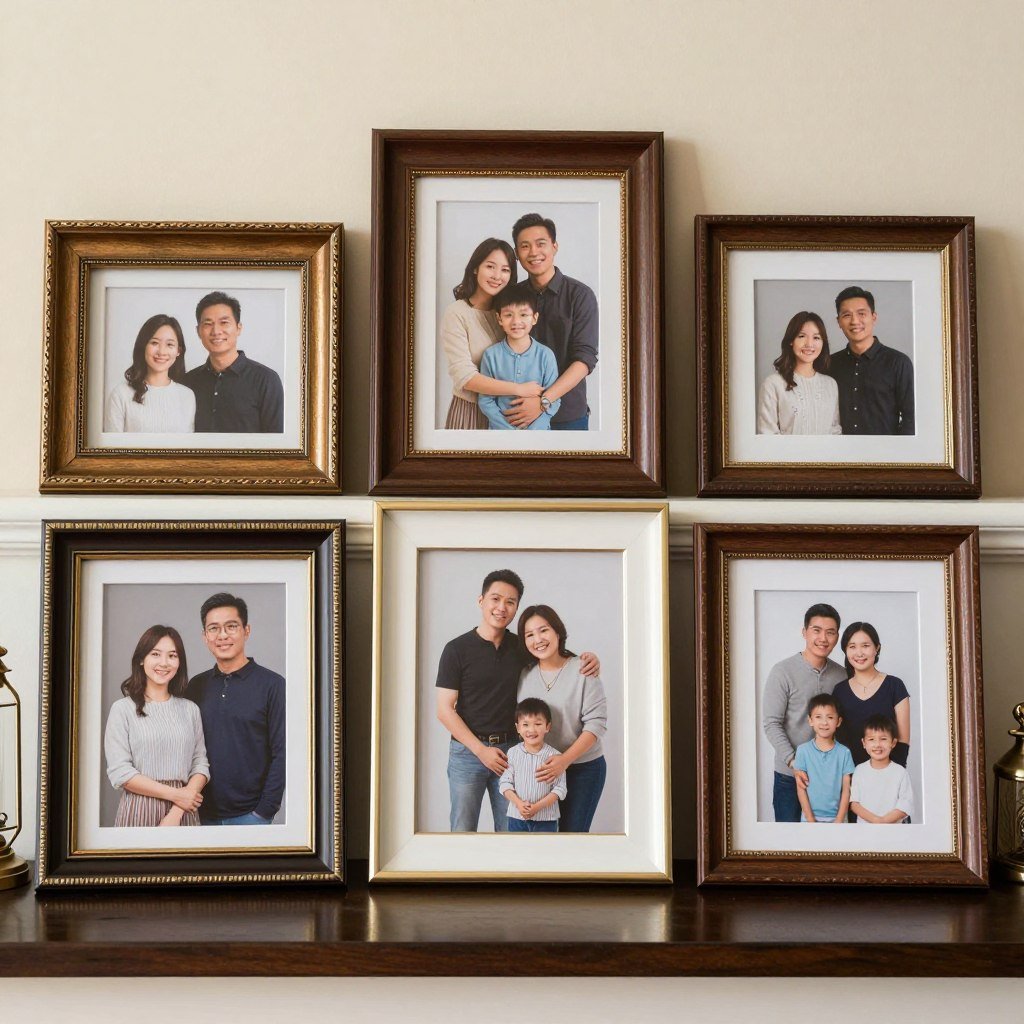 Decorative picture frames for baby shower game prizes