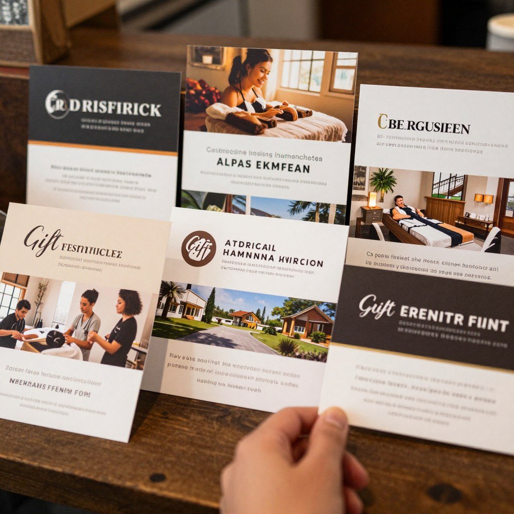 Experience vouchers as baby shower prizes