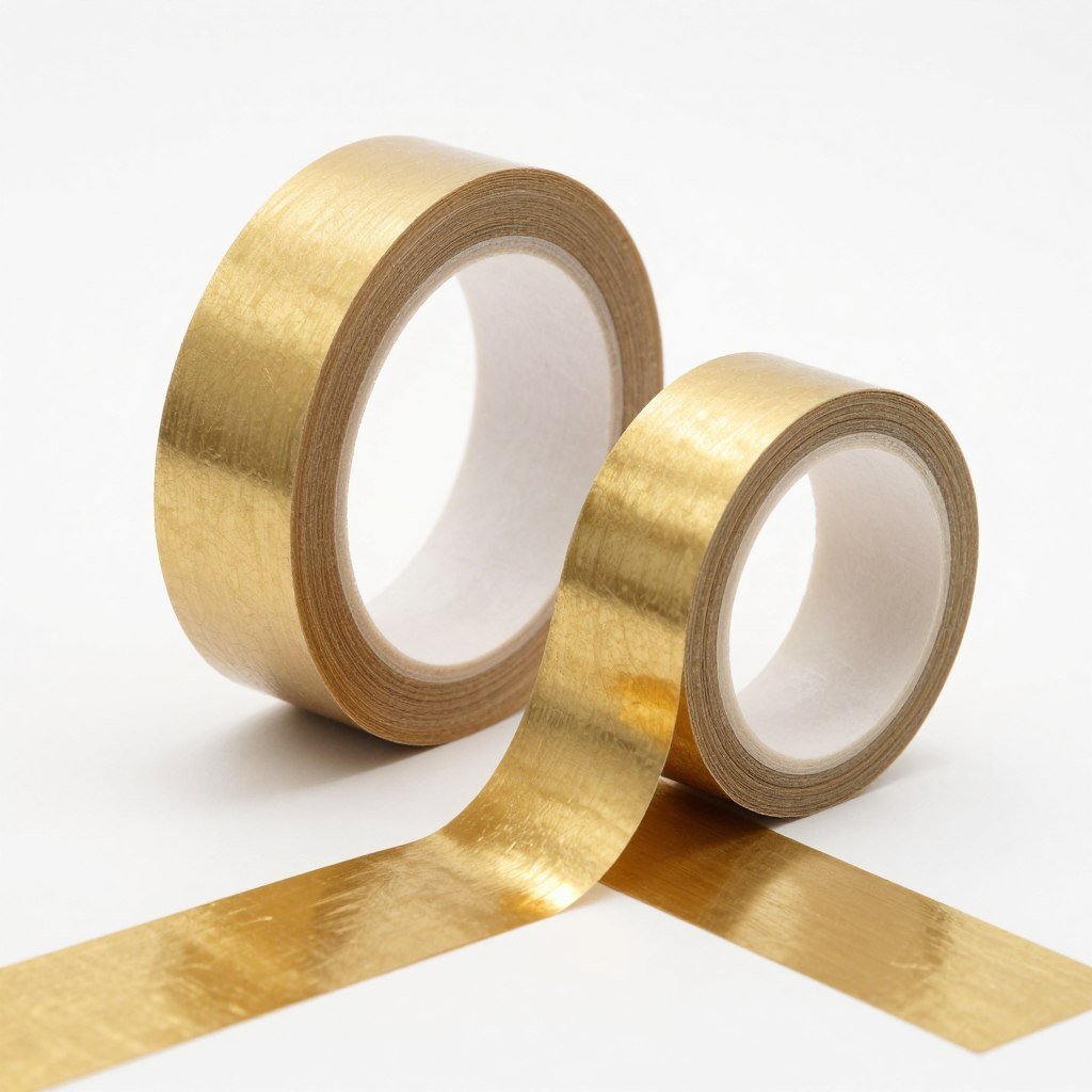 Gold nail art striping tape for minimalist July nail design accents