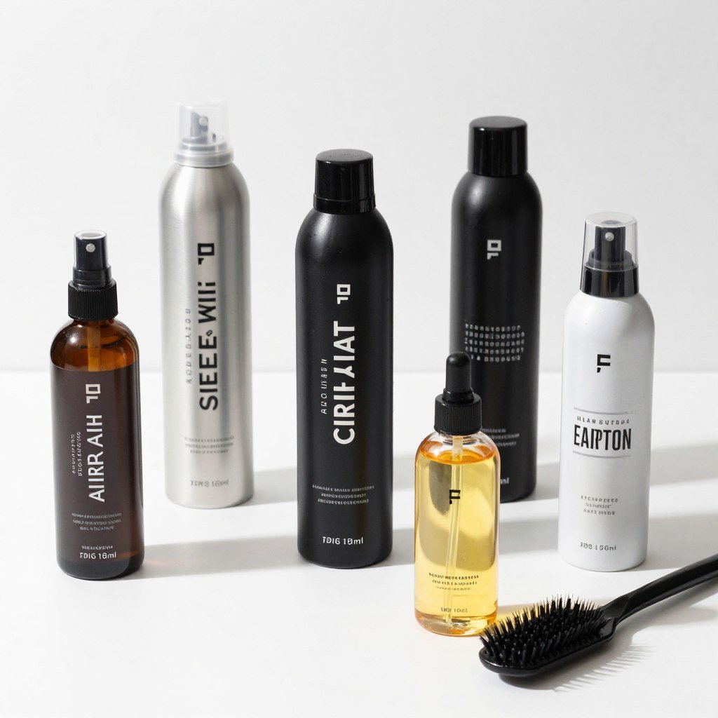 Hair styling products for long layered cuts