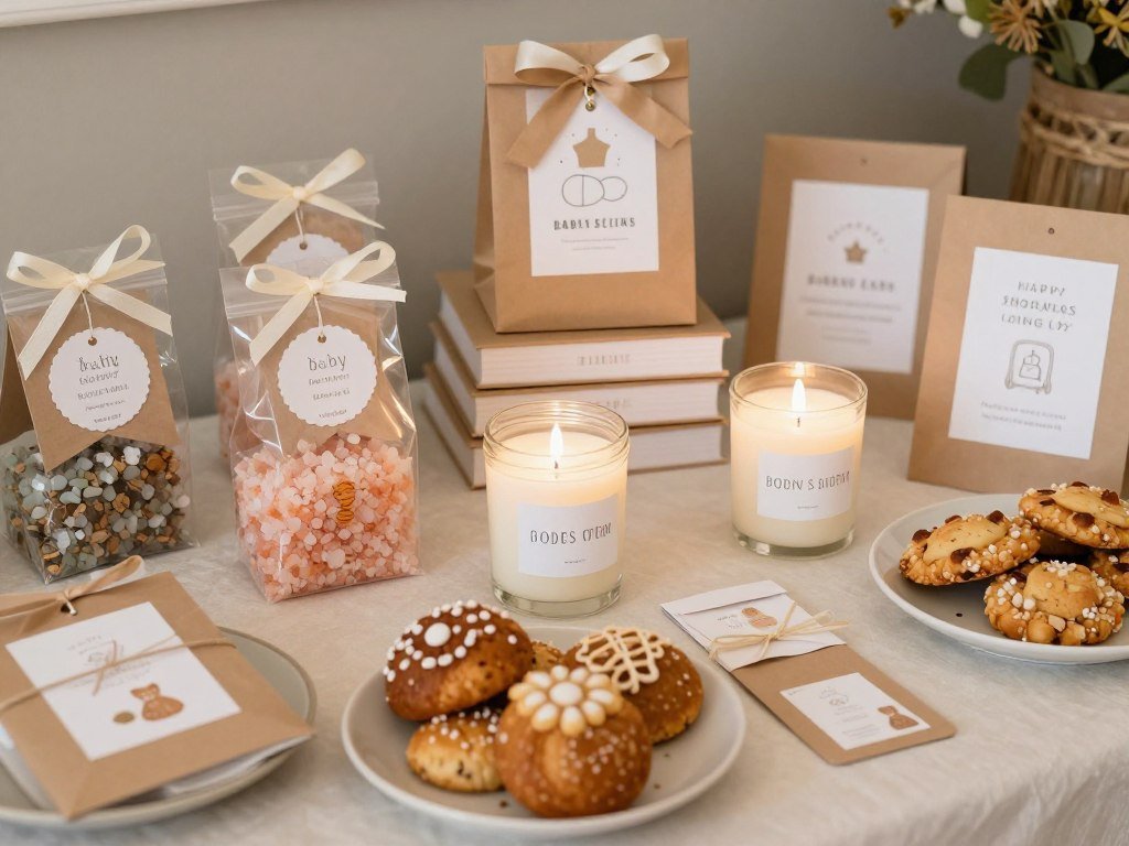 Handmade DIY baby shower prizes