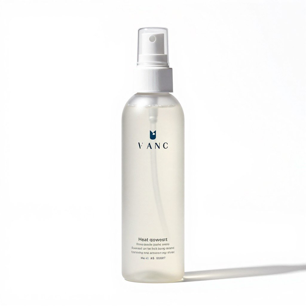 Heat protectant spray for styling thin hair