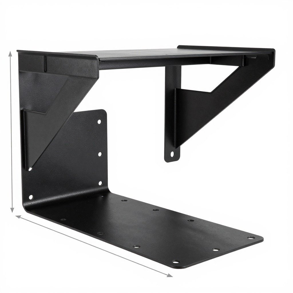 Heavy-duty shelf brackets for bar installation